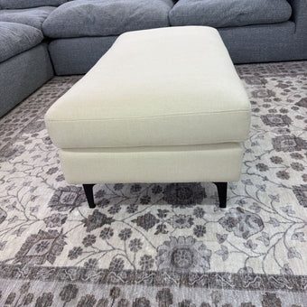 Ava Large Rectangular Ottoman in Tightly Woven Performance Fabric