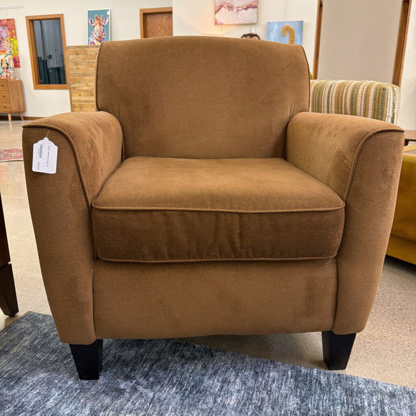 Brown Upholstered Chair