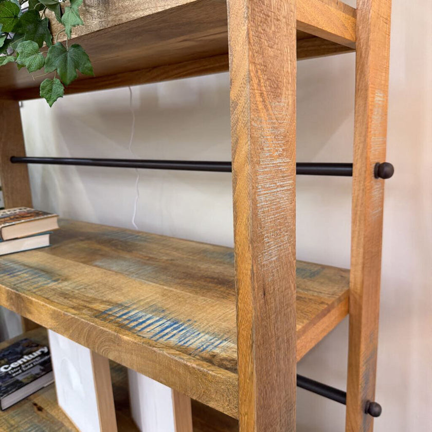 Vintage Wheeled Bookcase