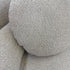 Upholstered Modern Curved Boucle Sofa With 4 Pillows