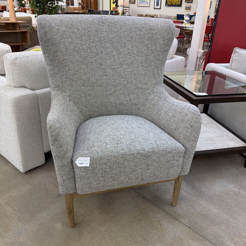 Textured Gravel Accent Chair