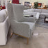 Textured Gravel Accent Chair