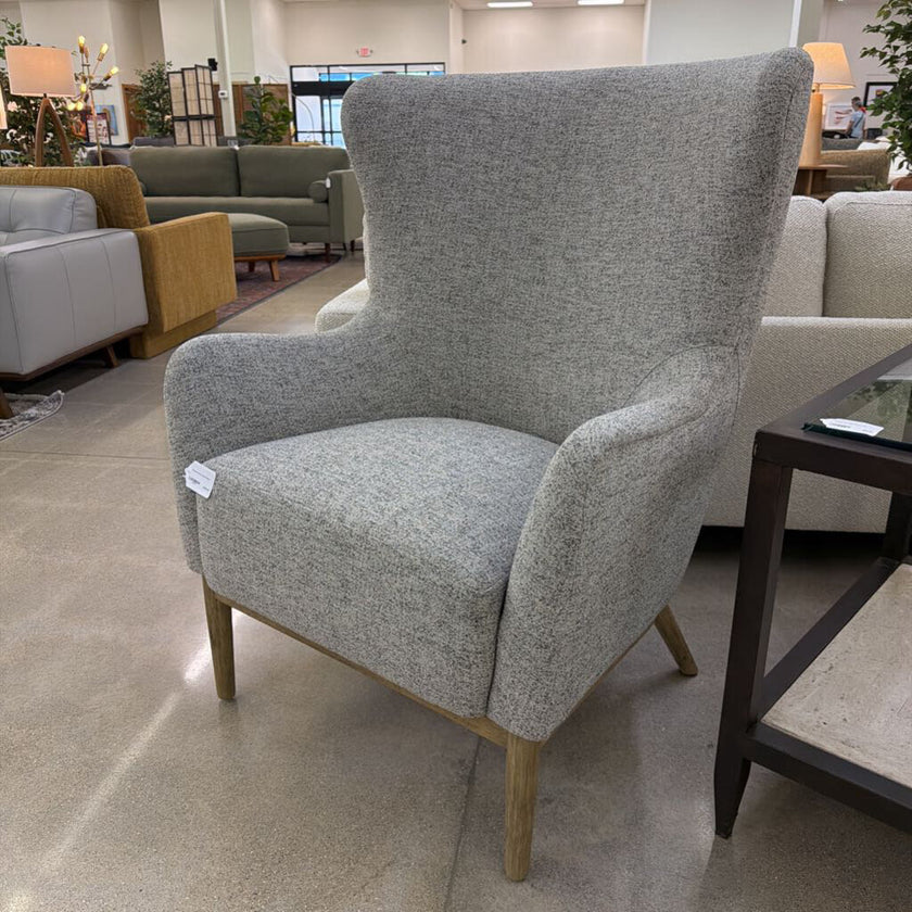 Textured Gravel Accent Chair