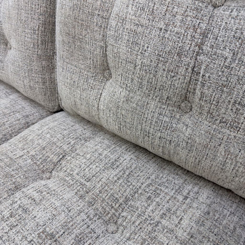 Flax Retro Modern Loveseat