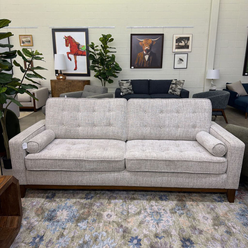 Flax Retro Modern Sofa