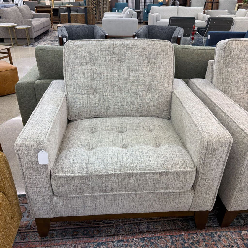 Flax Retro Modern Accent Chair