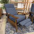 Navy MC Style Pushback Recliner
