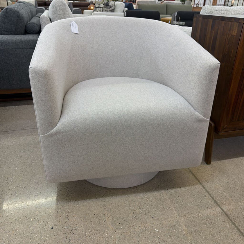 White Swivel Chair