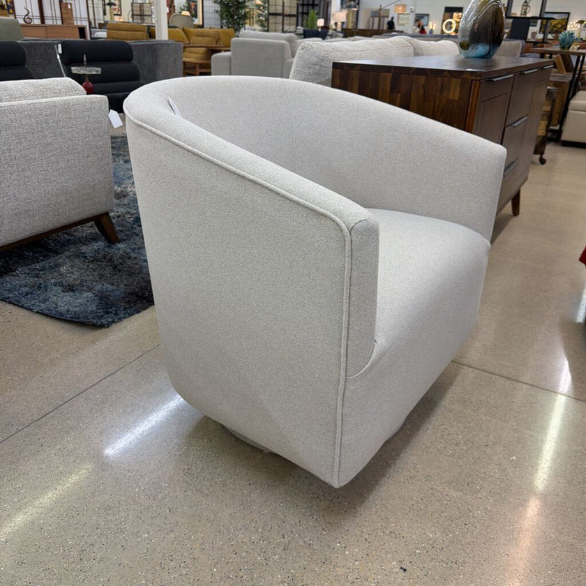 White Swivel Chair