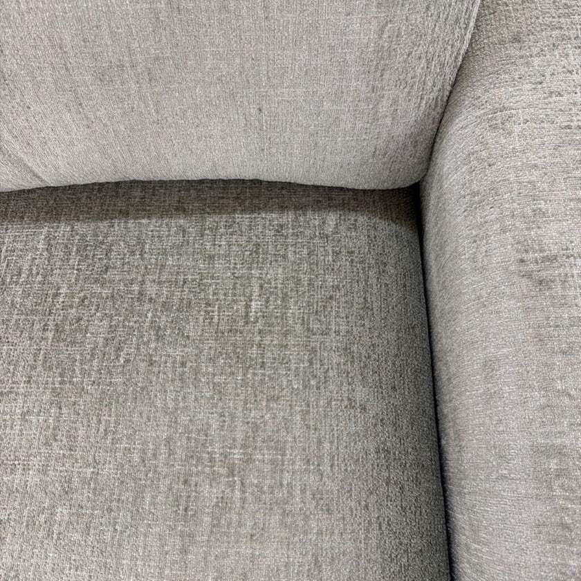 Green Wood Trim Loveseat