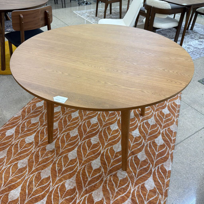 Round Light Ash Dining Table