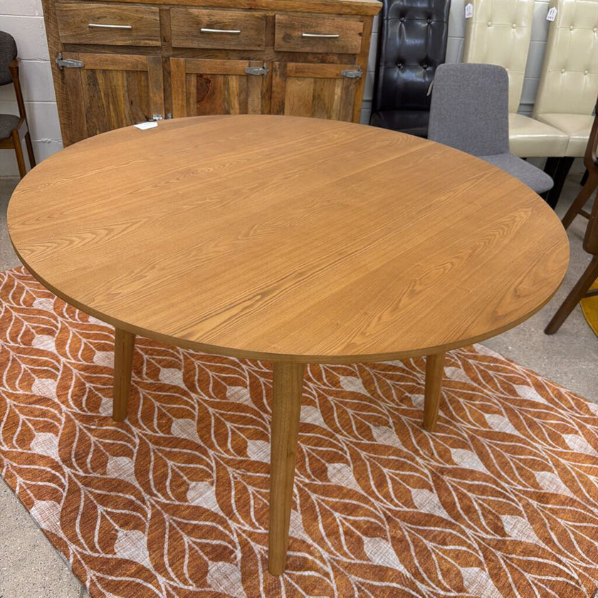 Round Light Ash Dining Table