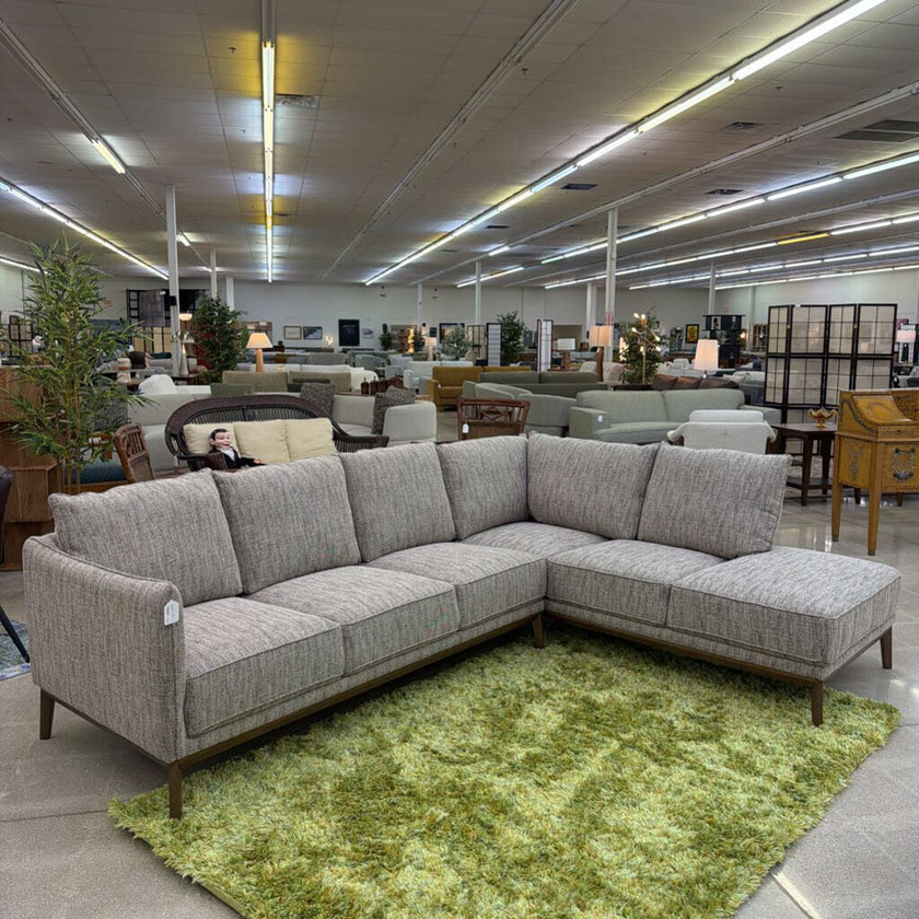 Lithia Brown RAF Chaise Sectional