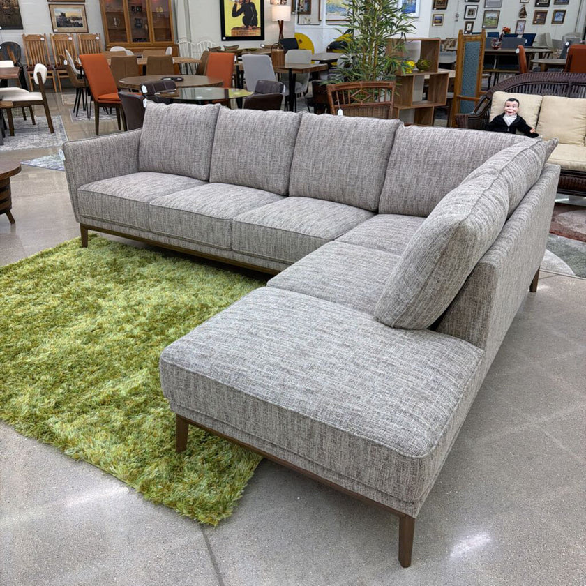 Lithia Brown RAF Chaise Sectional