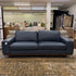 Alessandra Blue Leather Sofa