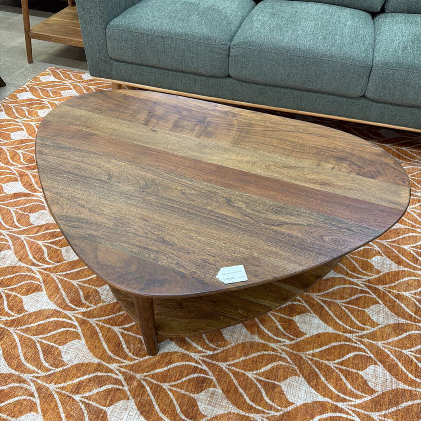 Mod 2 Tier Walnut Coffee Table
