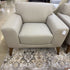 Mod Cream Leather Chair