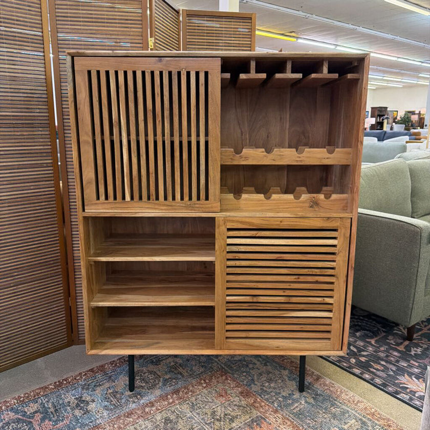 Natural Solid Acacia Wood Bar