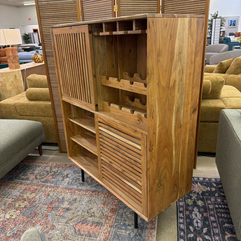 Natural Solid Acacia Wood Bar