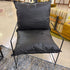 Hagen Leather & Iron Accent Chair