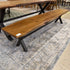 Live Edge Trestle Bench 88