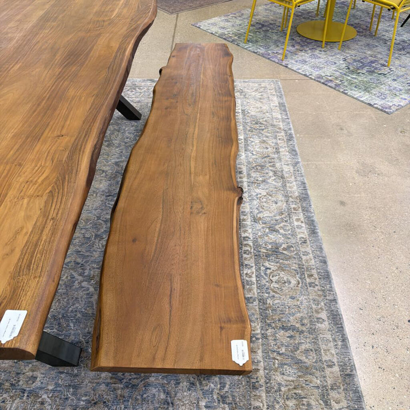 Live Edge Trestle Bench 88