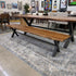 Live Edge Trestle Bench 88