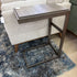 Metal & Wood Distressed C Table
