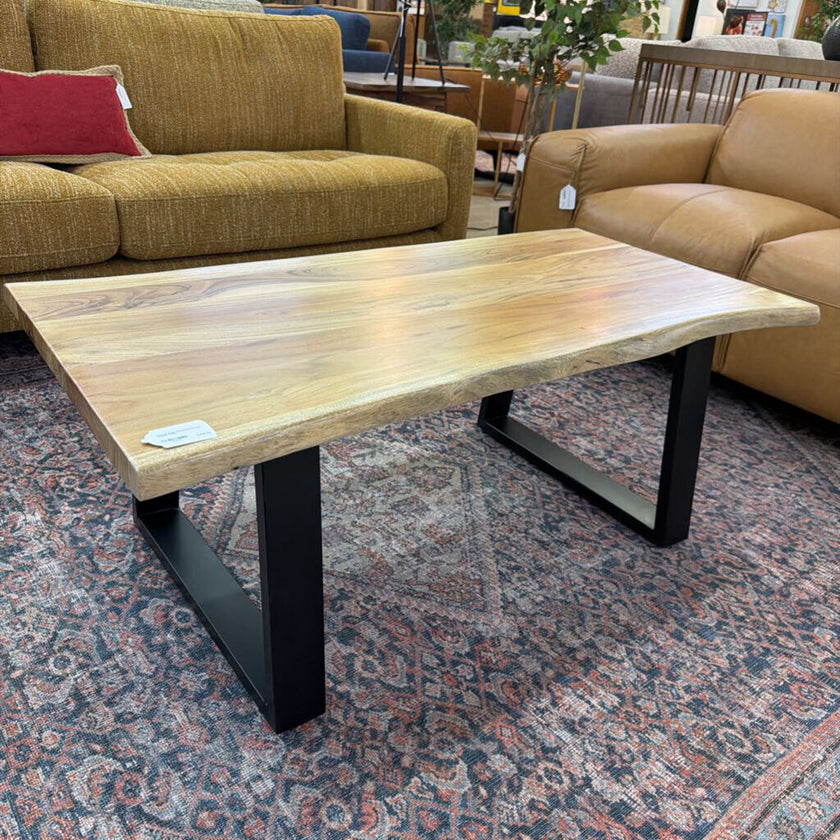Natural Solid Sheesham/Acacia Coffee Table