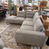 Grey Wood Trim LAF Sectional