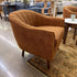 Rust MC Style Accent Chair