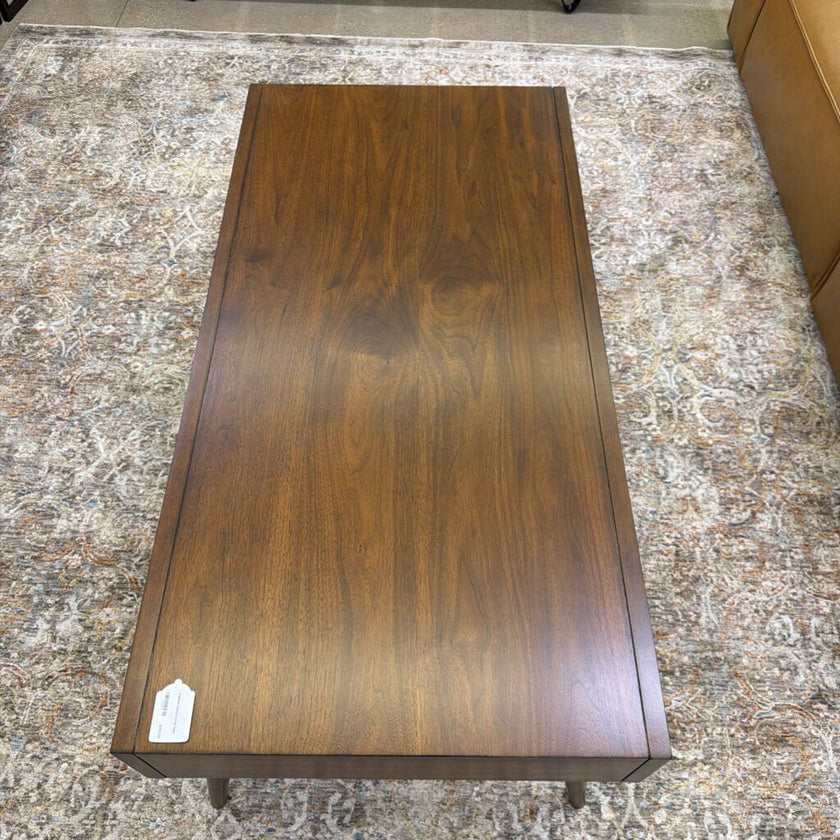 2 Drawer Walnut Coffee Table